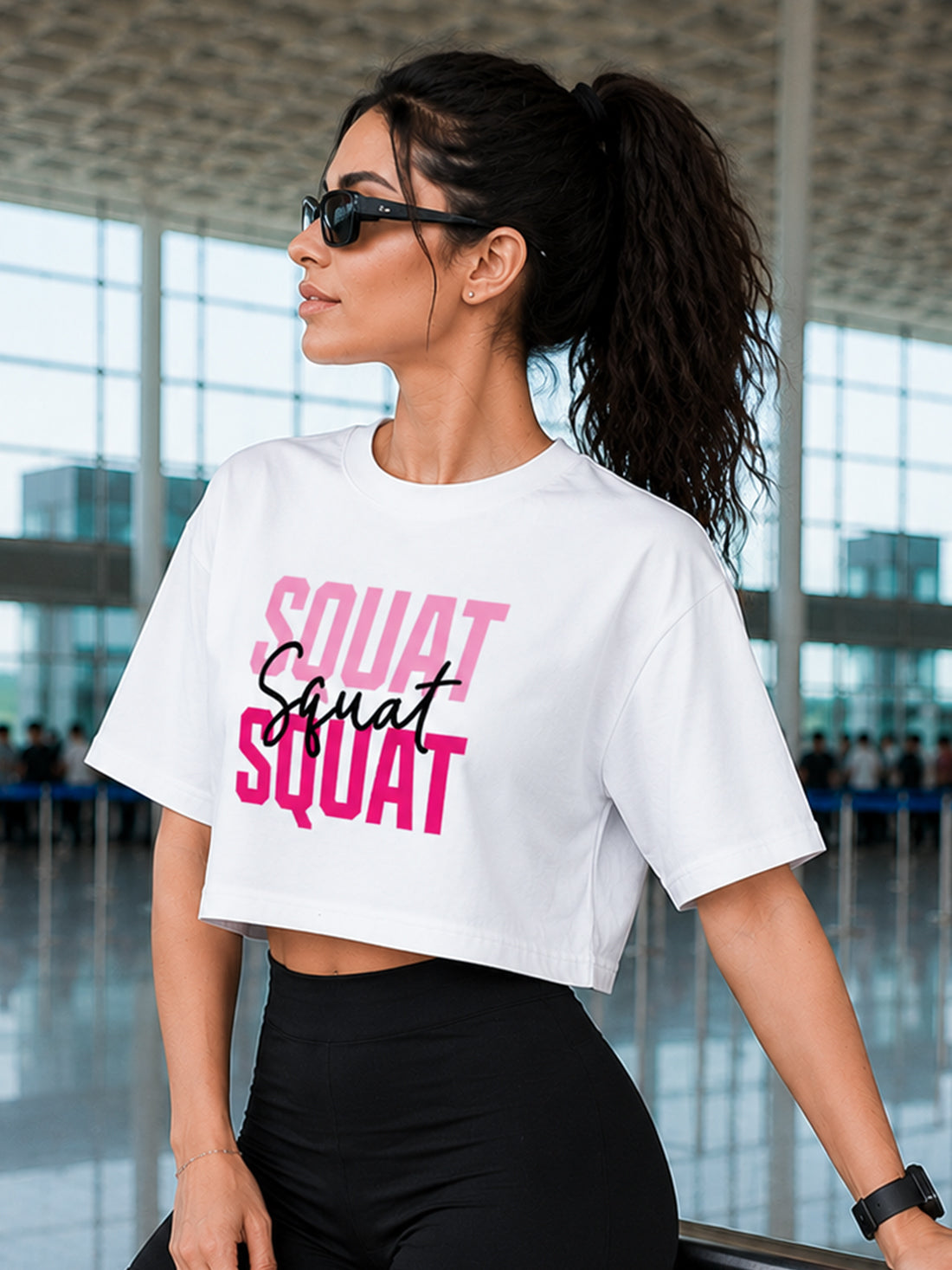 Women's Oversized Crop T-Shirt | Premium Cotton Manufacturer India