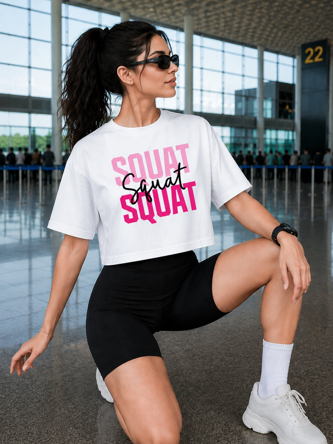 Women's Oversized Crop T-Shirt | Premium Cotton Manufacturer India