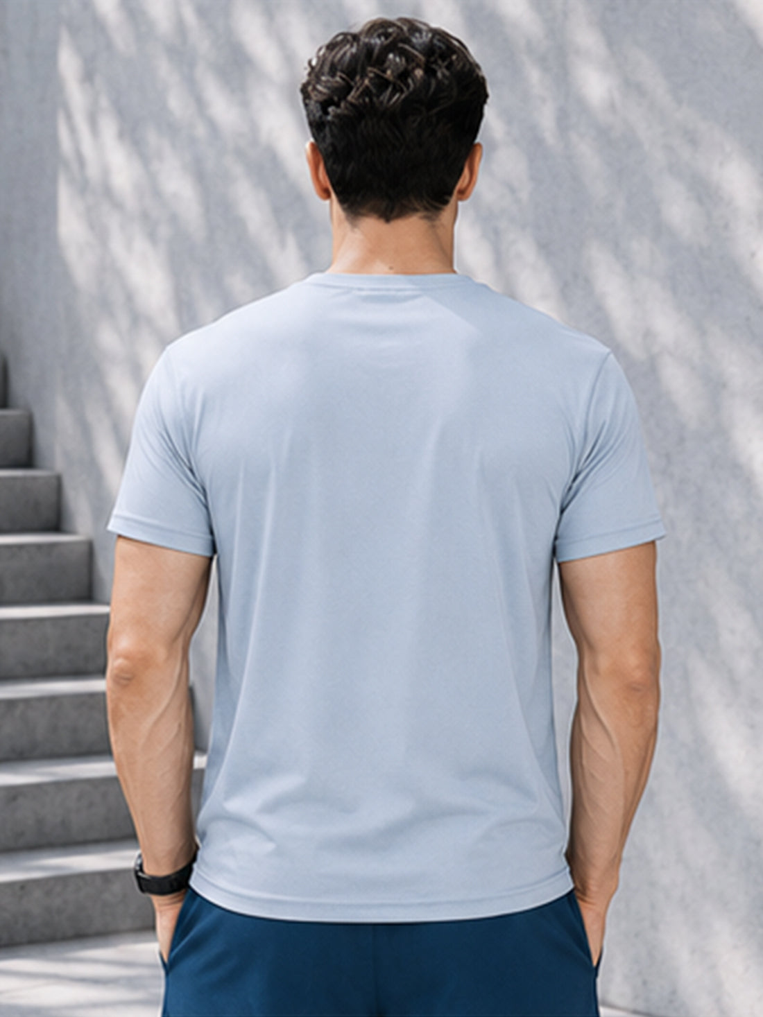 Stronger Than You Think Men's Black Performance T-Shirt | Quick Dry Sportswear | DPASSION