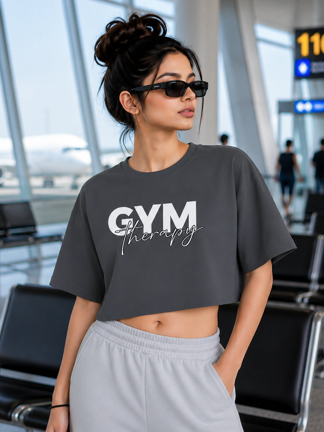 Women's Oversized Crop T-Shirt | Premium Cotton Manufacturer India