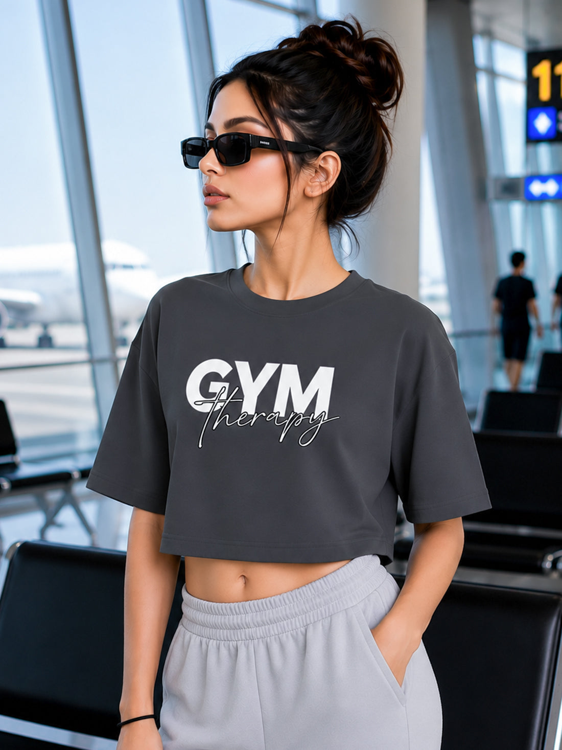 Women's Oversized Crop T-Shirt | Premium Cotton Manufacturer India
