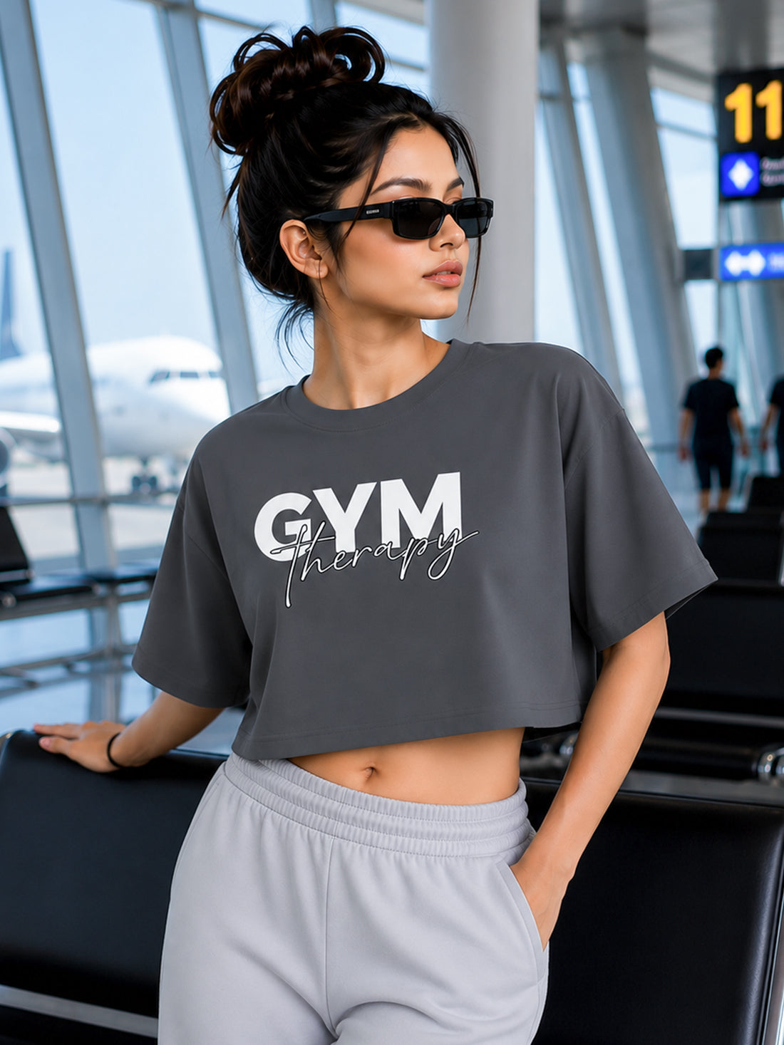 Women's Oversized Crop T-Shirt | Premium Cotton Manufacturer India
