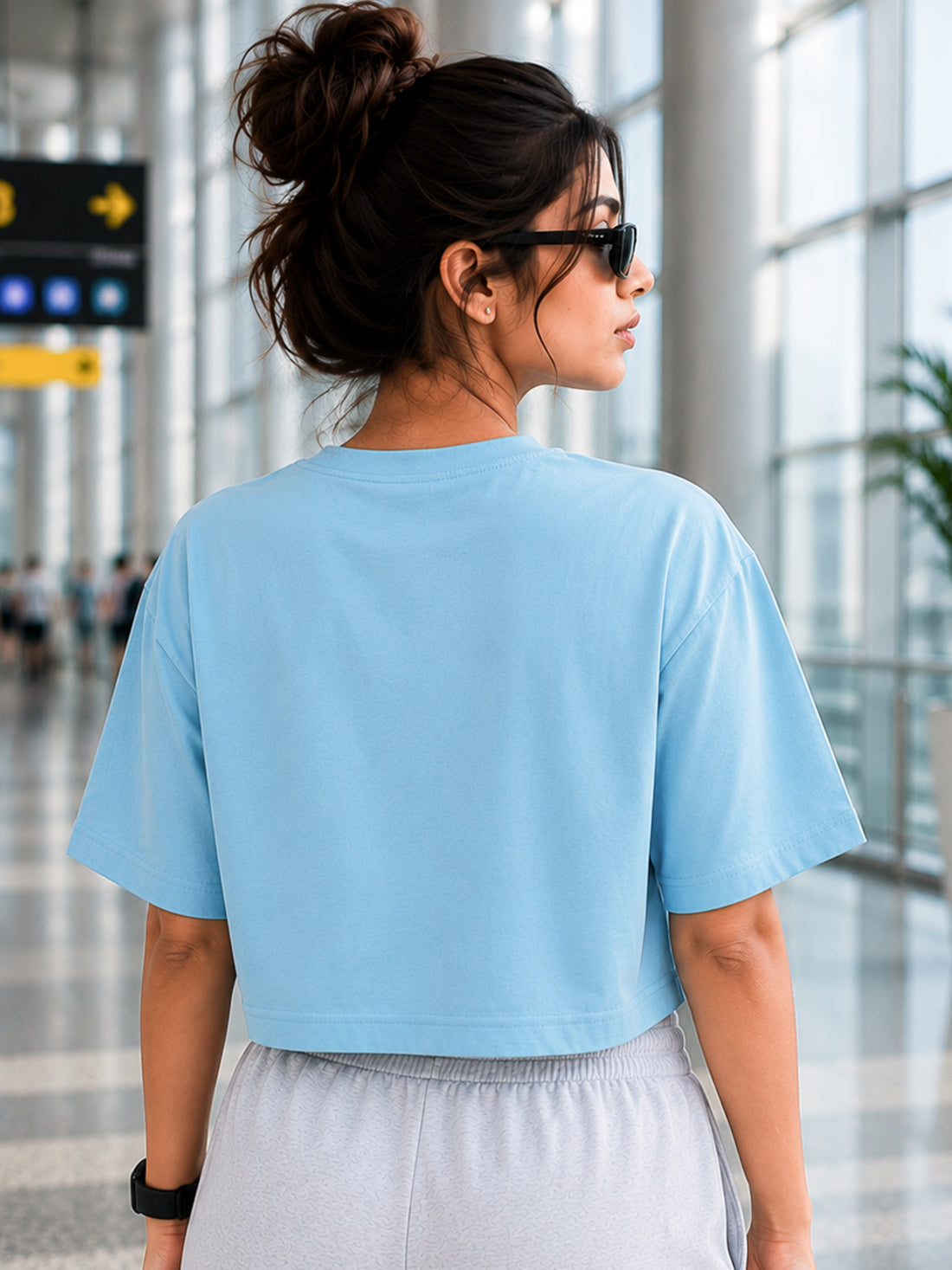 Women's Oversized Crop T-Shirt | Premium Cotton Manufacturer India