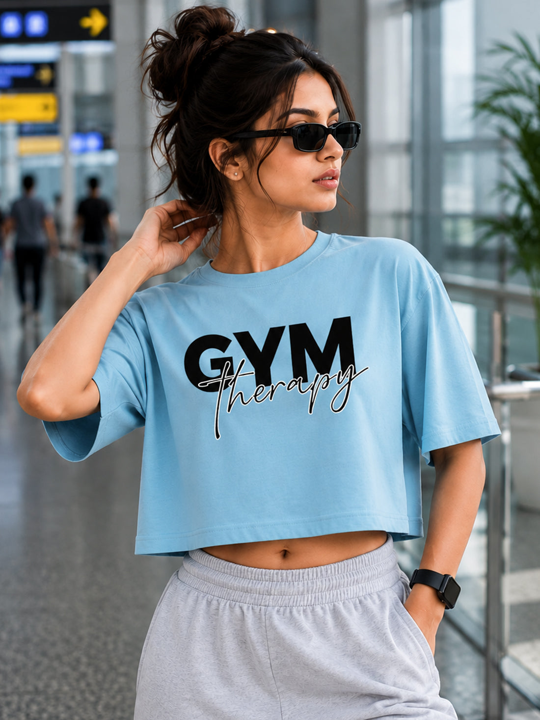 Women's Oversized Crop T-Shirt | Premium Cotton Manufacturer India