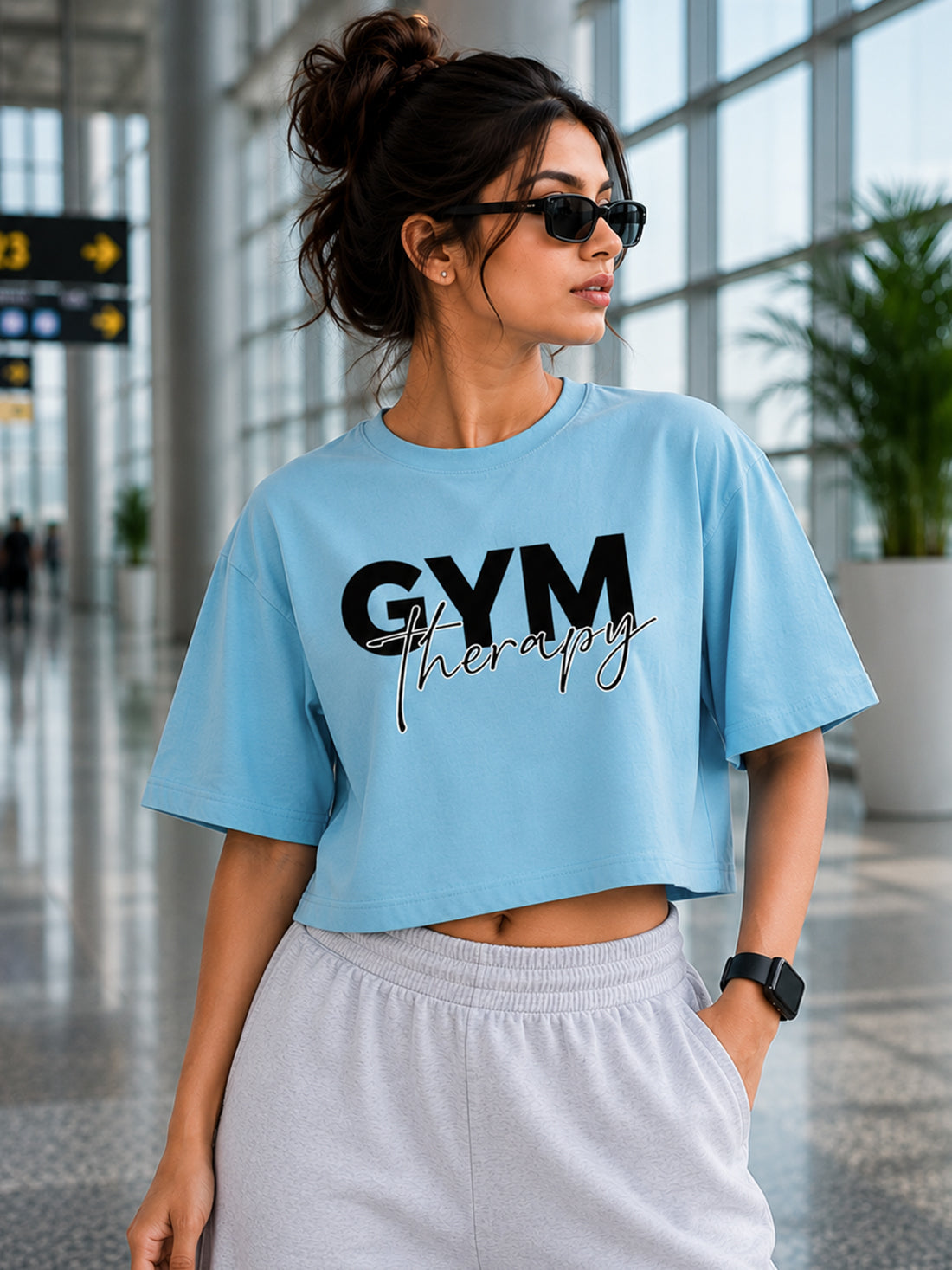 Women's Oversized Crop T-Shirt | Premium Cotton Manufacturer India