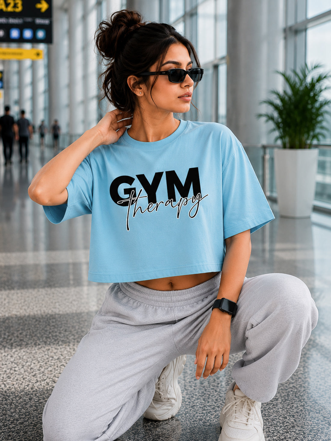 Women's Oversized Crop T-Shirt | Premium Cotton Manufacturer India
