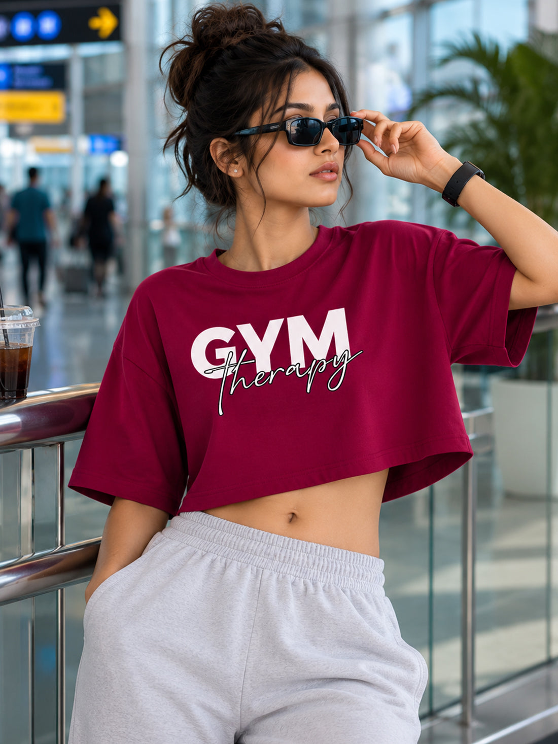 Women's Oversized Crop T-Shirt | Premium Cotton Manufacturer India