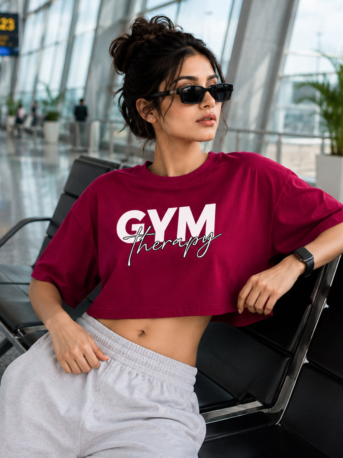 Women's Oversized Crop T-Shirt | Premium Cotton Manufacturer India