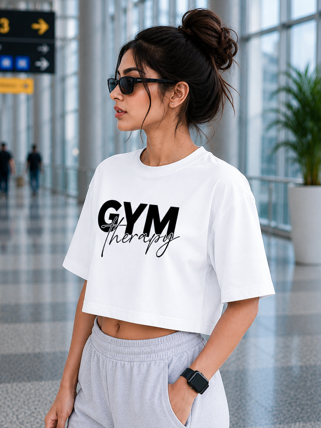 Women's Oversized Crop T-Shirt | Premium Cotton Manufacturer India
