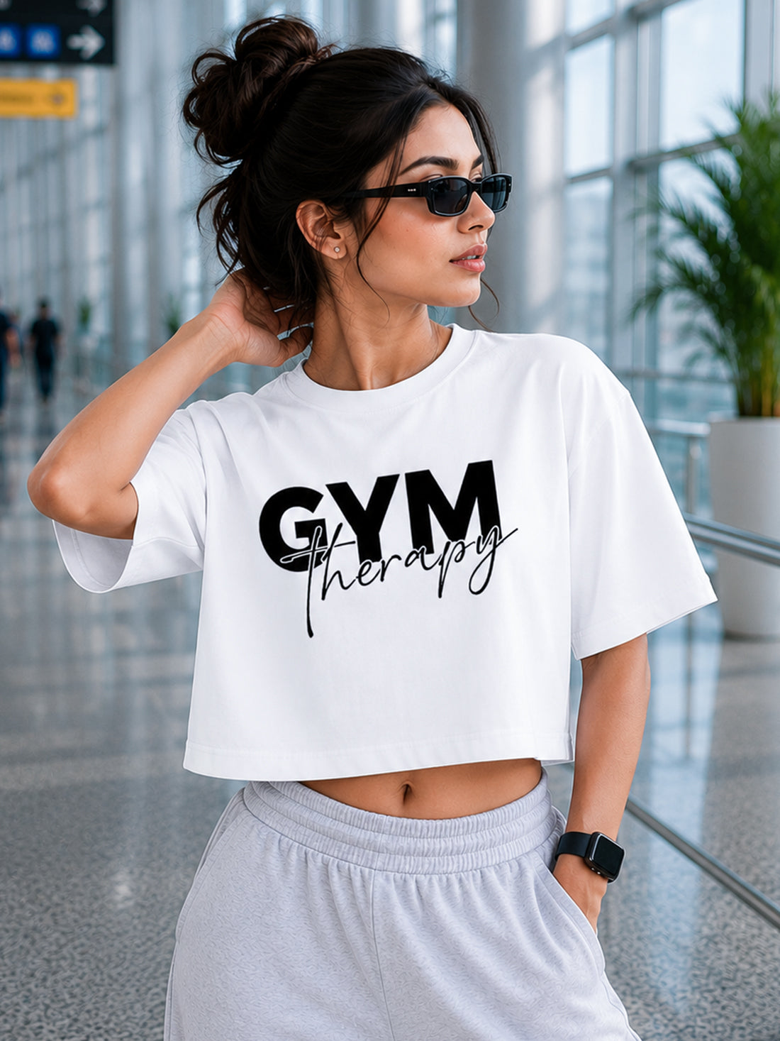 Women's Oversized Crop T-Shirt | Premium Cotton Manufacturer India