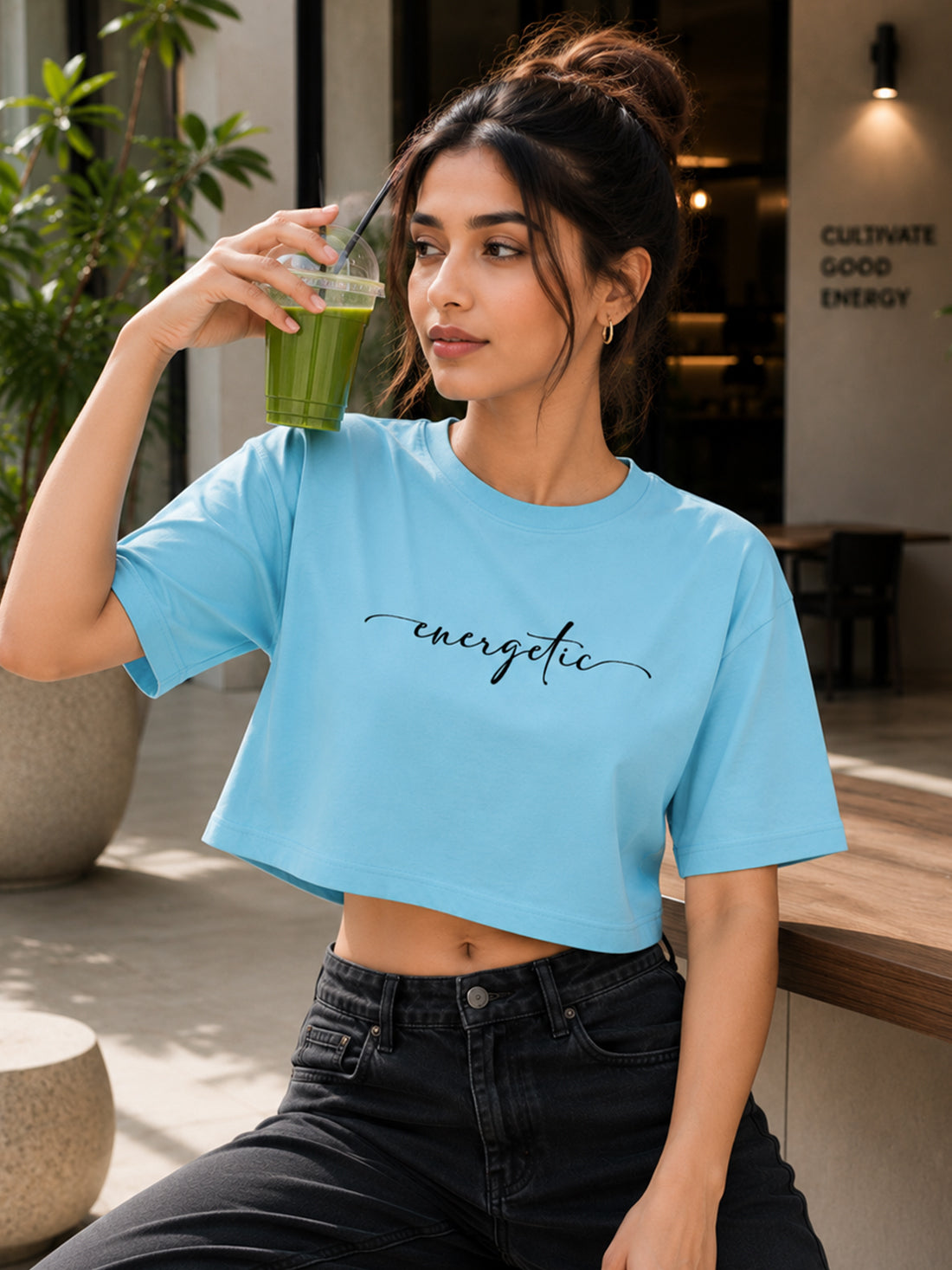 Women's Oversized Crop T-Shirt | Premium Cotton Manufacturer India