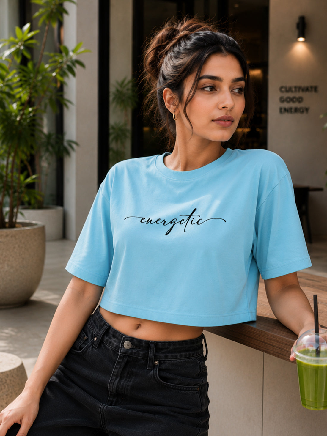 Women's Oversized Crop T-Shirt | Premium Cotton Manufacturer India