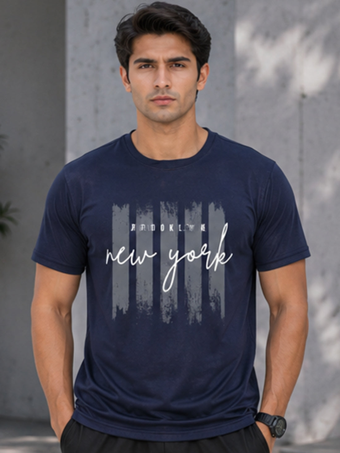 DPASSION New York Graphic Men's Performance T-Shirt