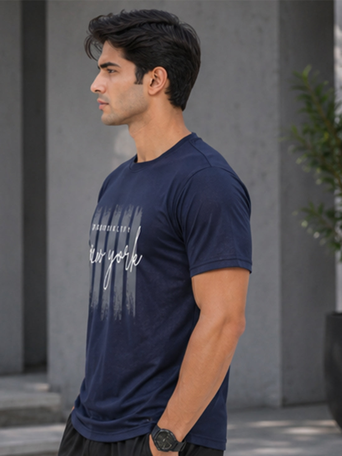 DPASSION New York Graphic Men's Performance T-Shirt