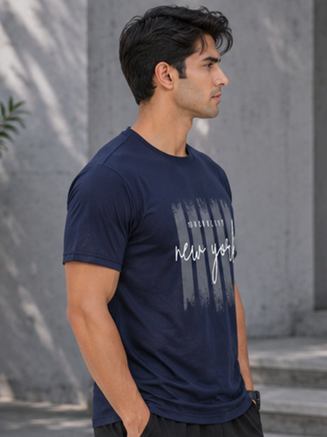 DPASSION New York Graphic Men's Performance T-Shirt