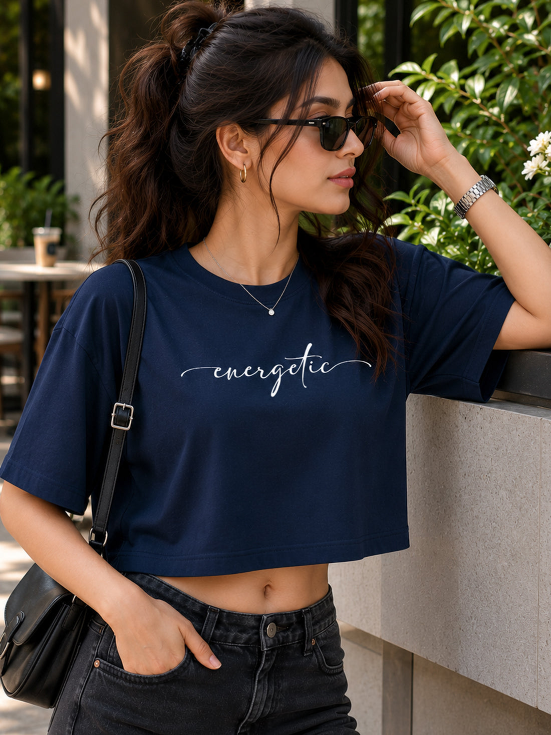 Women's Oversized Crop T-Shirt | Premium Cotton Manufacturer India