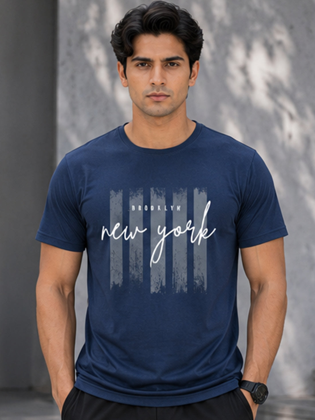 DPASSION New York Graphic Men's Performance T-Shirt