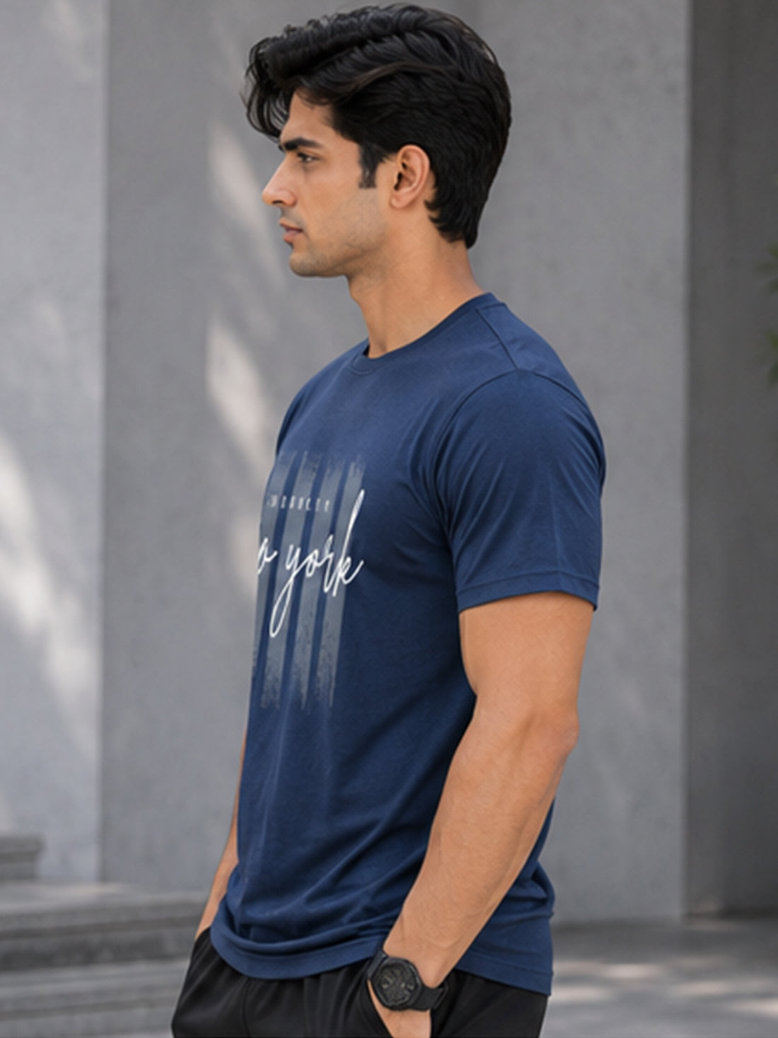 DPASSION New York Graphic Men's Performance T-Shirt