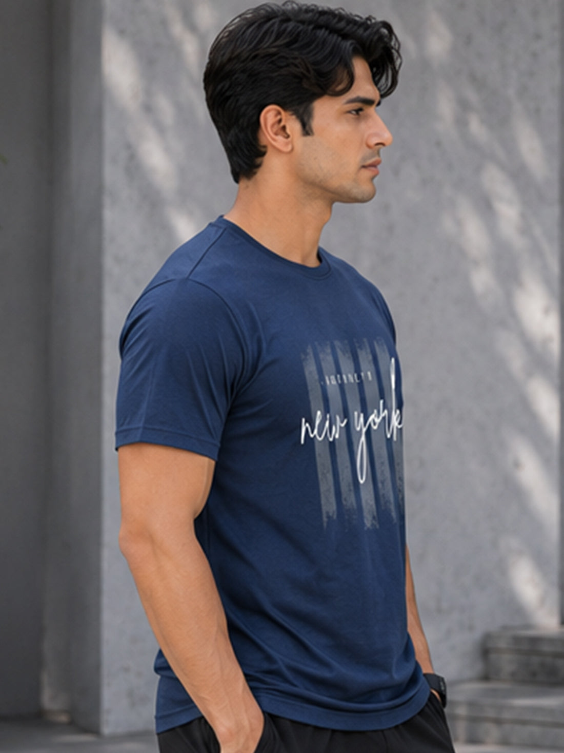 DPASSION New York Graphic Men's Performance T-Shirt