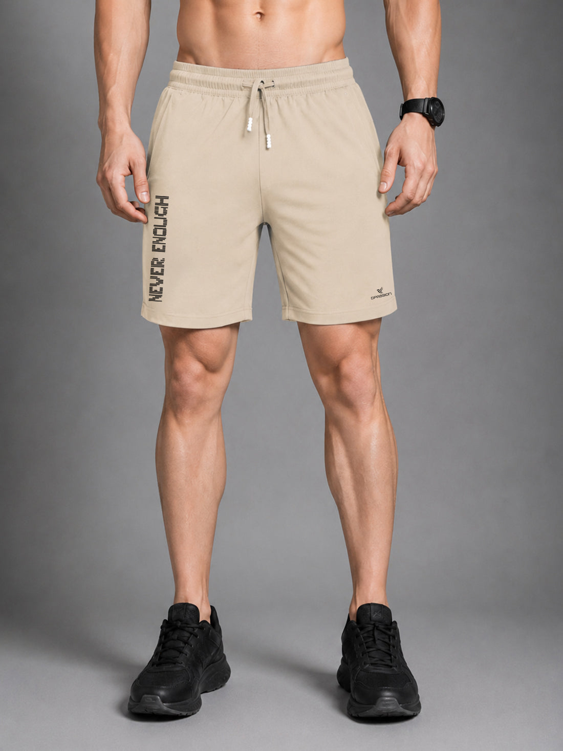 Men's NS Lycra Woven Sports Shorts Manufacturer & Wholesale Supplier India | 150 GSM Lightweight Gym Shorts | Dpassion