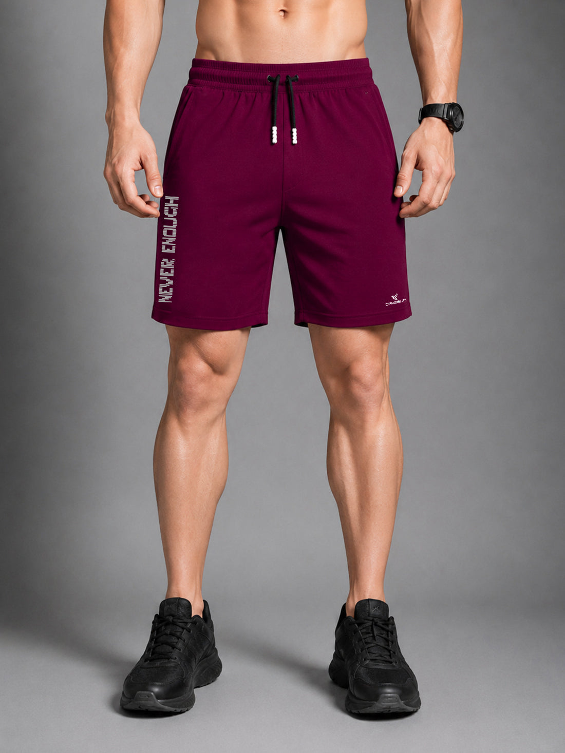 Men's NS Lycra Woven Sports Shorts Manufacturer & Wholesale Supplier India | 150 GSM Lightweight Gym Shorts | Dpassion