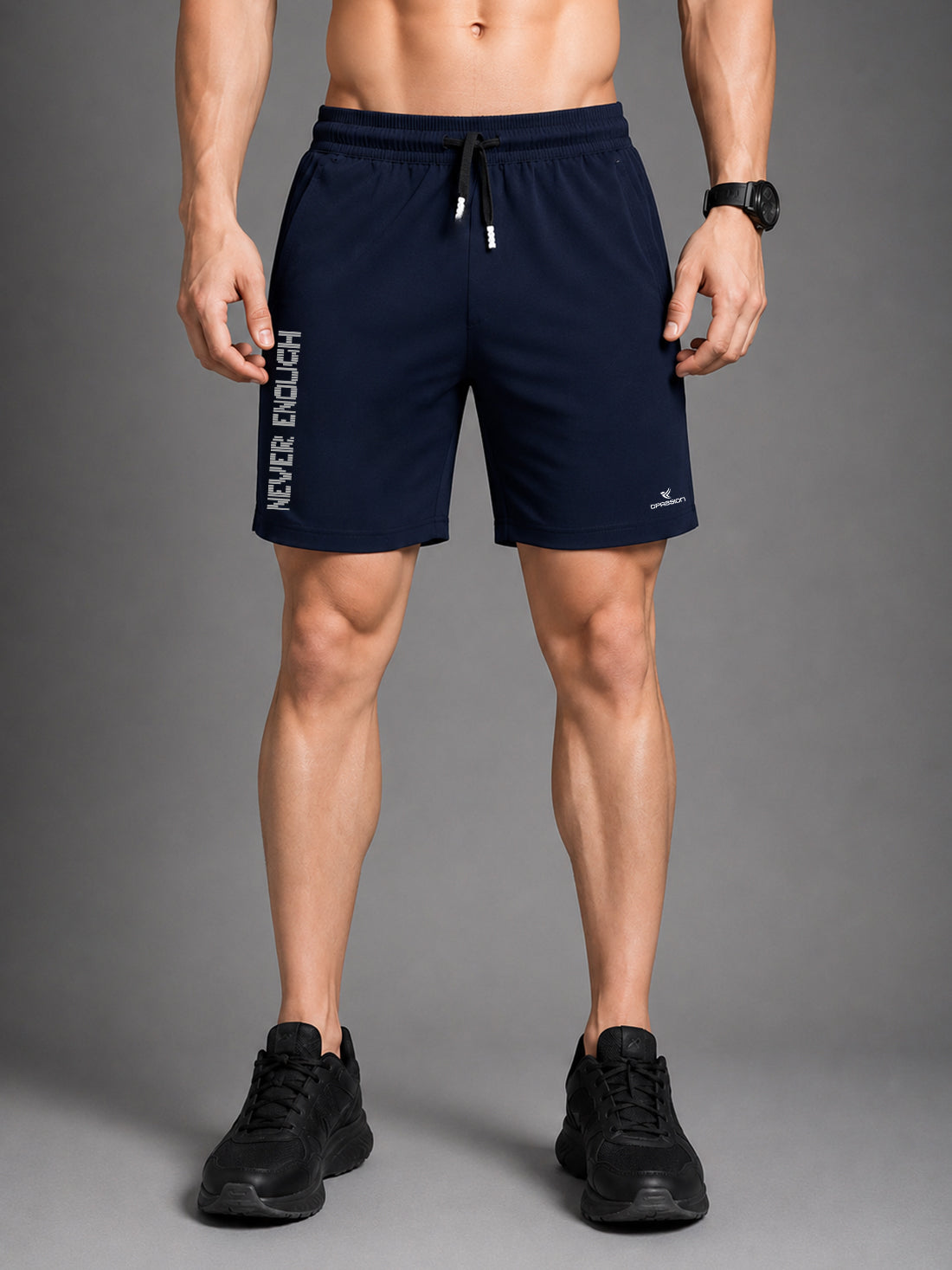 Men's NS Lycra Woven Sports Shorts Manufacturer & Wholesale Supplier India | 150 GSM Lightweight Gym Shorts | Dpassion
