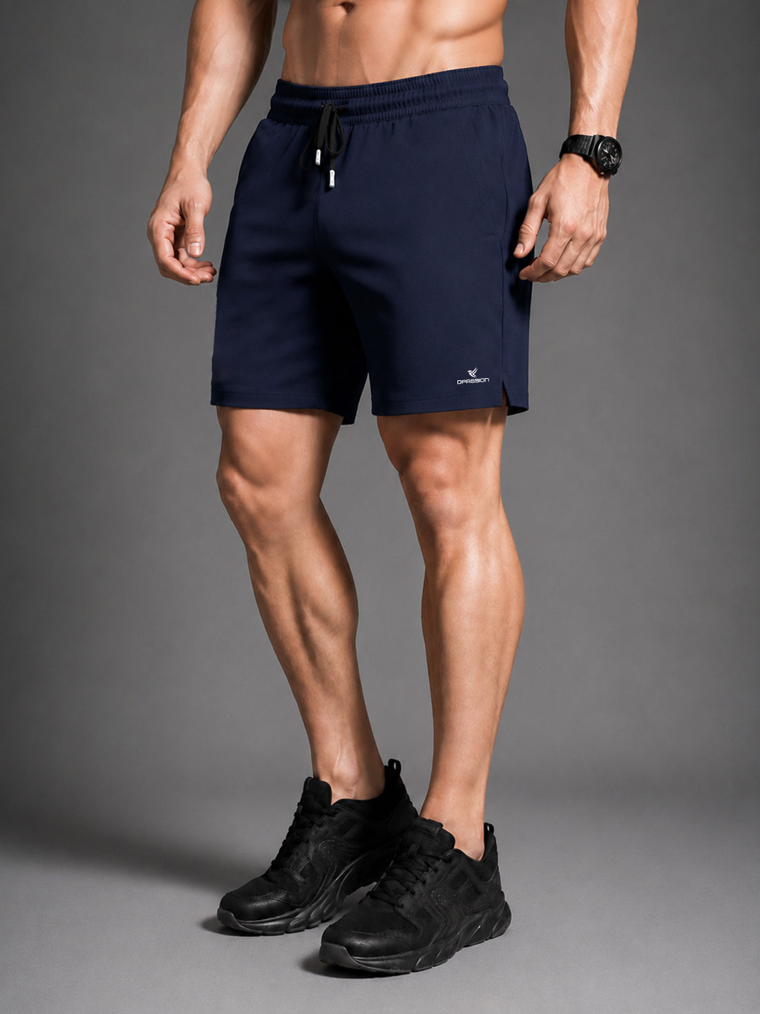 Men's NS Lycra Woven Sports Shorts Manufacturer & Wholesale Supplier India | 150 GSM Lightweight Gym Shorts | Dpassion