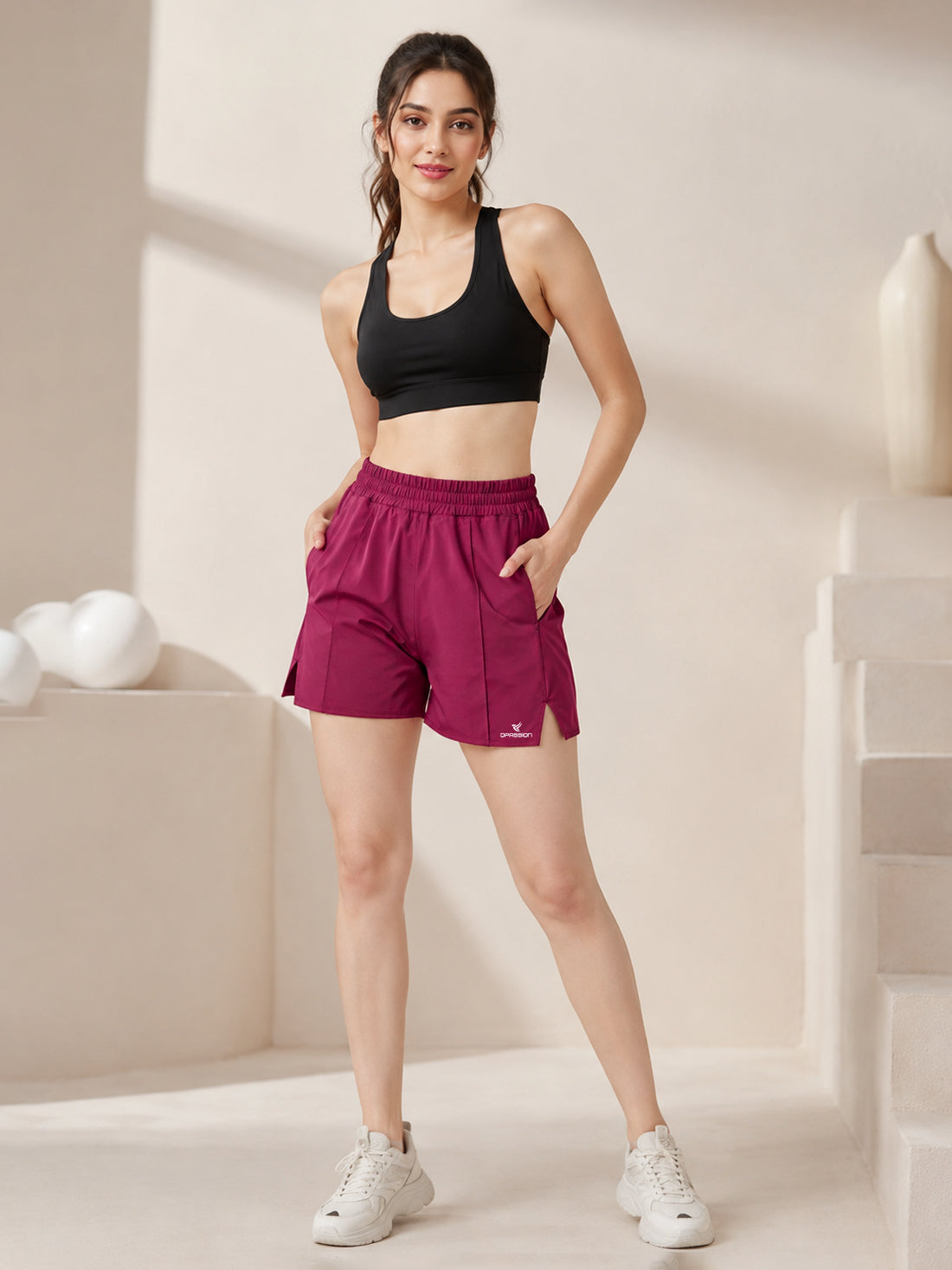 Women’s Premium Sports Shorts | Gym Training & Running Shorts | Dpassion Wholesale Activewear